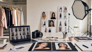 Model Portfolio & Comp Card Development